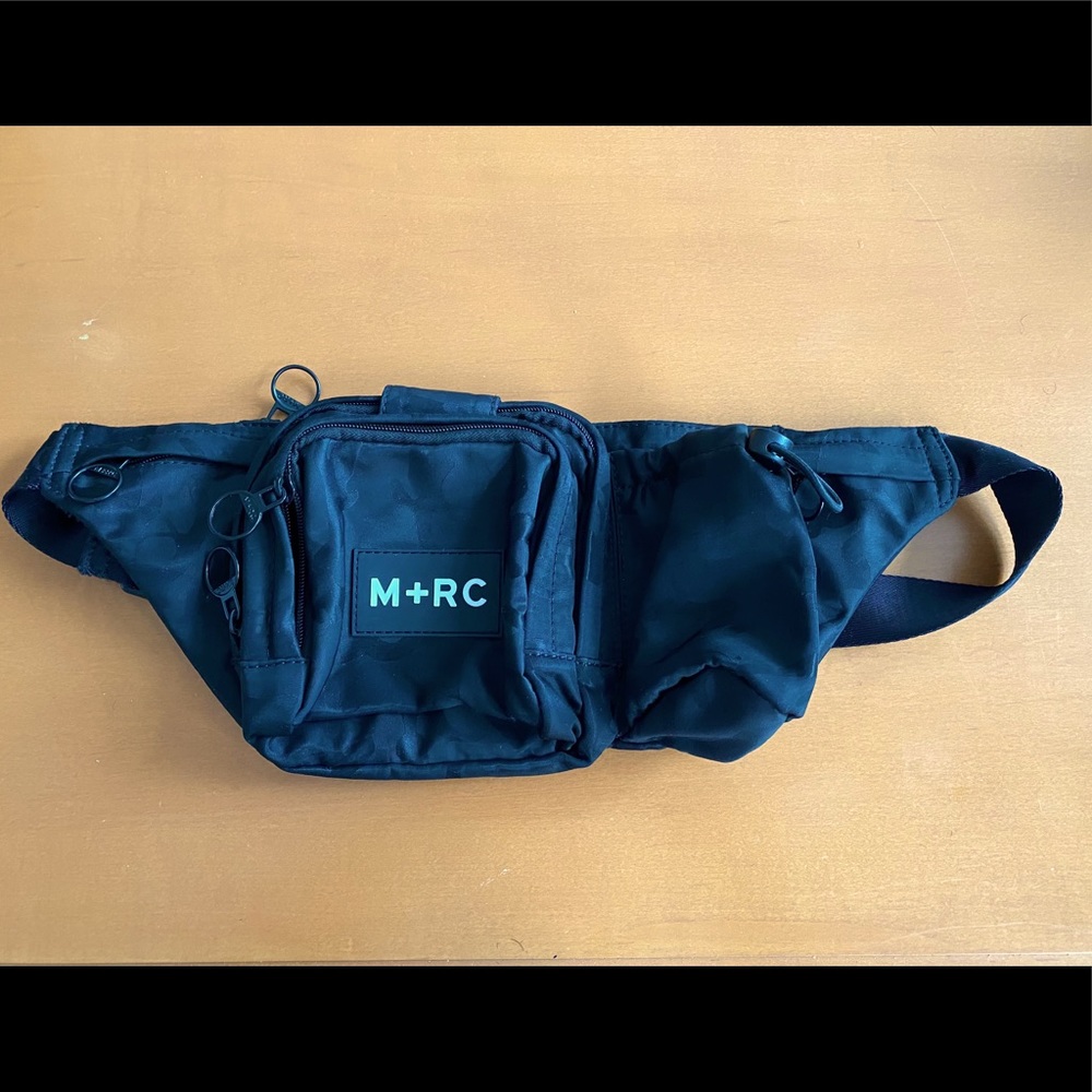 Black on black camo M+RC waist bag